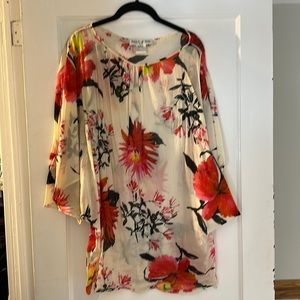 Paul & Joe floral shirt dress